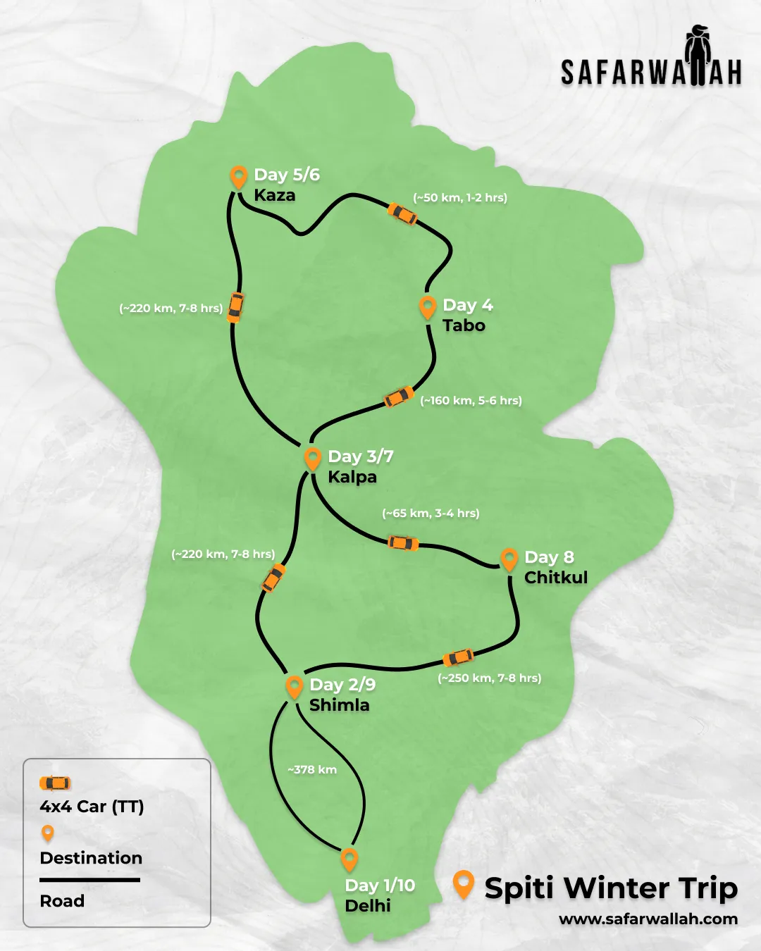Map Of Trek